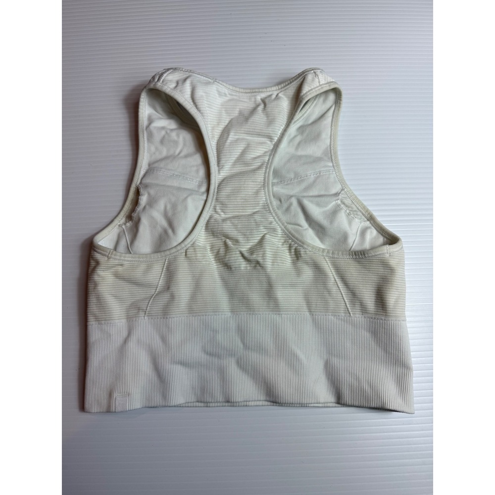 Lululemon Align Tank Top Light Support‎ Ribbed Knit Seamless White Size 4 - Picture 6 of 6